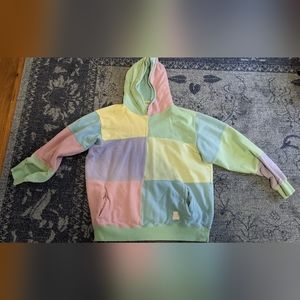 Teddy Fresh Pastel Colorblock Hoodie